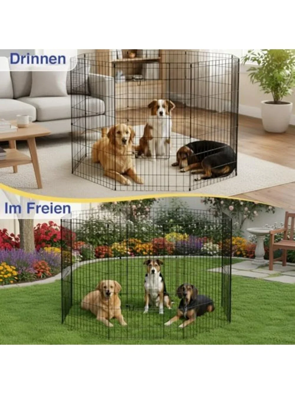 Heavy Duty Dog Playpen - 42